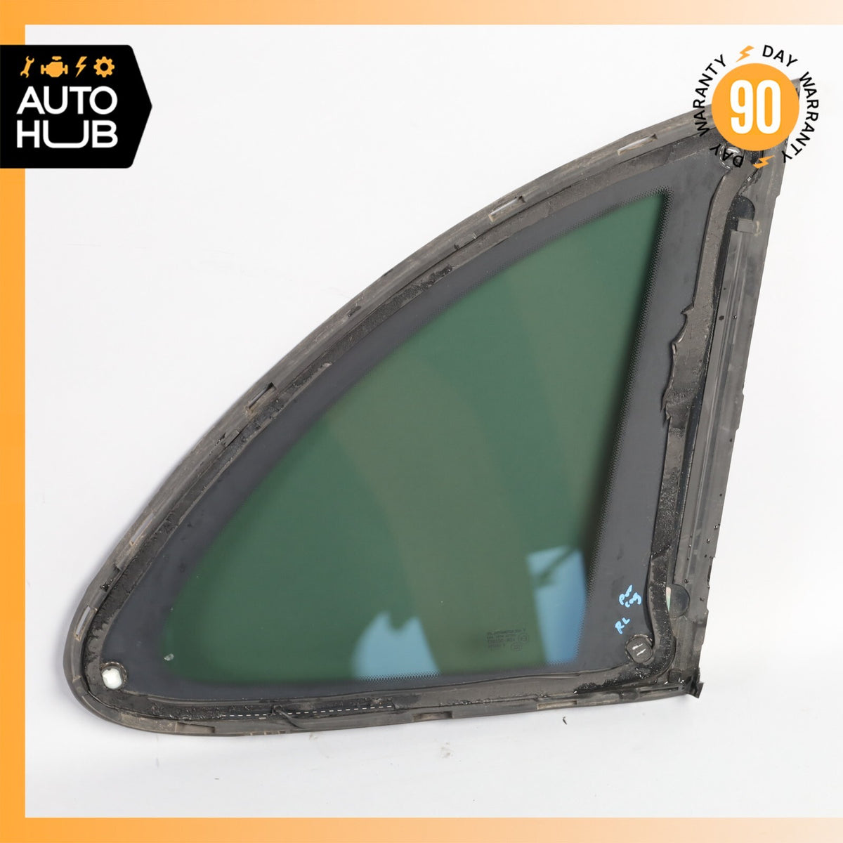 11-18 Porsche Cayenne 958 Hybrid S Rear Left Side Quarter Window Glass OEM - photo 7