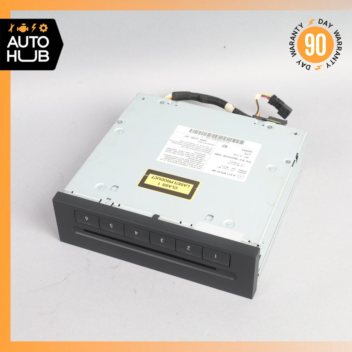 03-13 Mercedes X164 GL450 E350 SLK280 Radio 6 Disk CD Changer Player OEM - photo 2