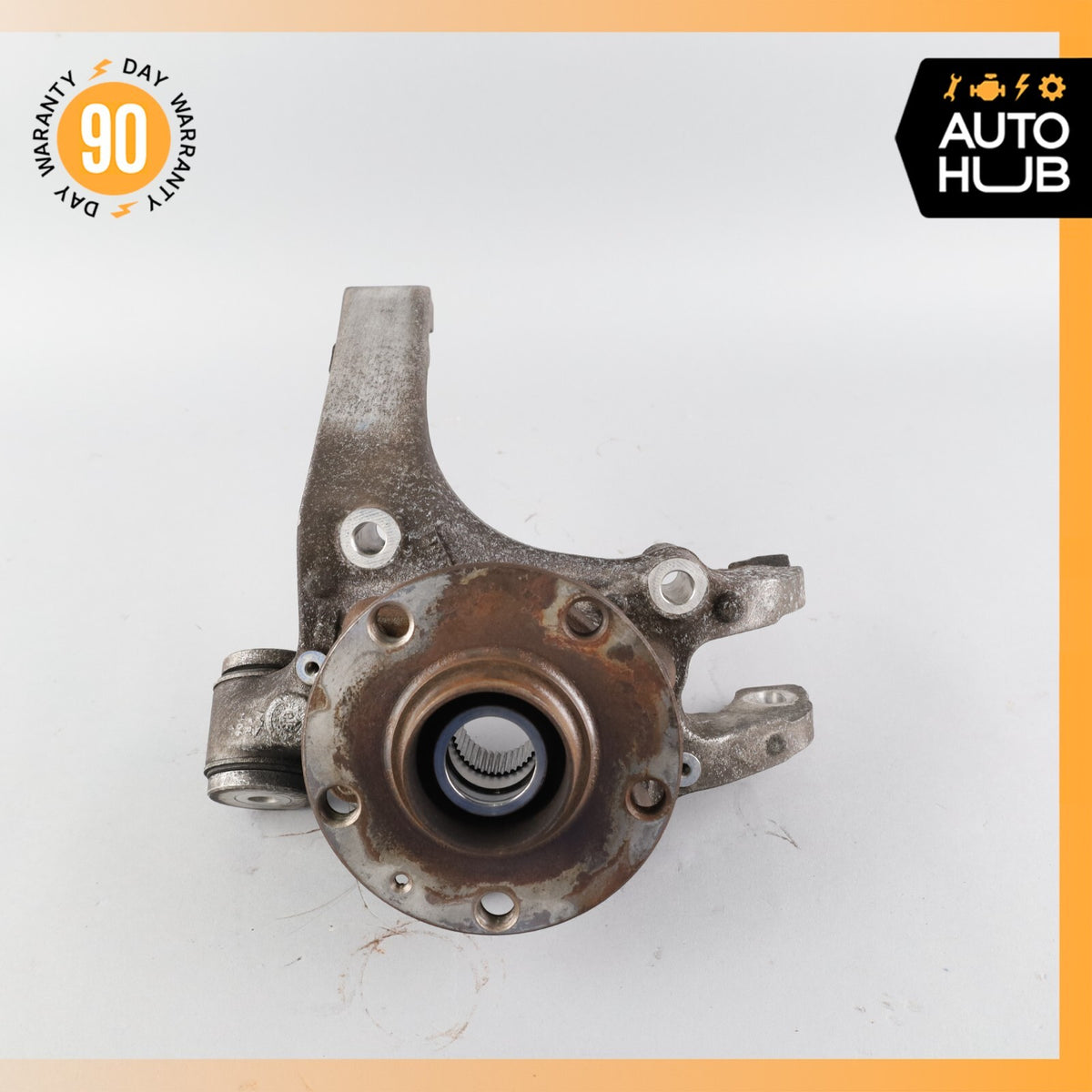 Bentley Continental Flying Spur Rear Right Side Spindle Knuckle Hub OEM 58k - photo 2