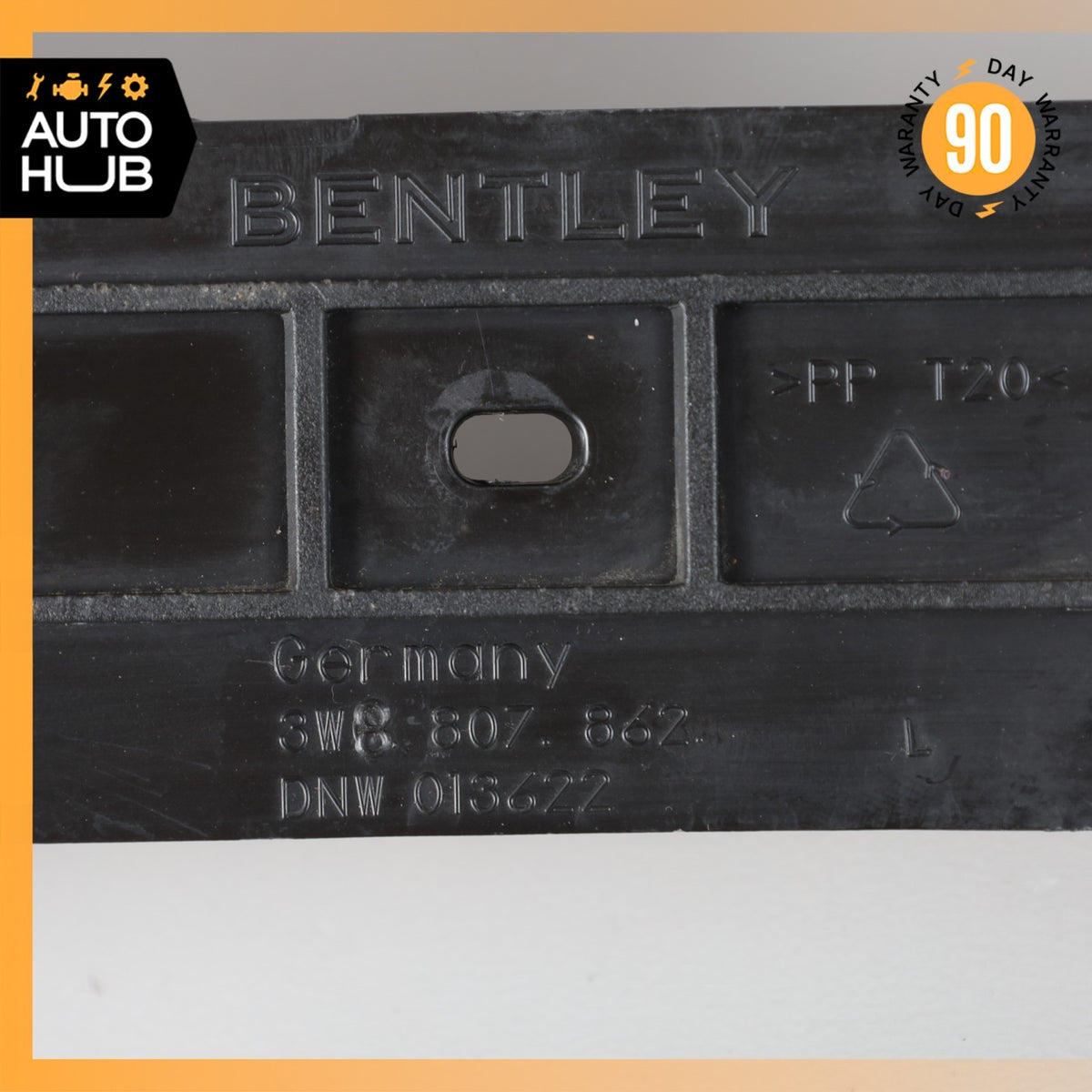 03-11 Bentley Continental GT GTC Rear Right Bumper Holder Support Bracket OEM - photo 11