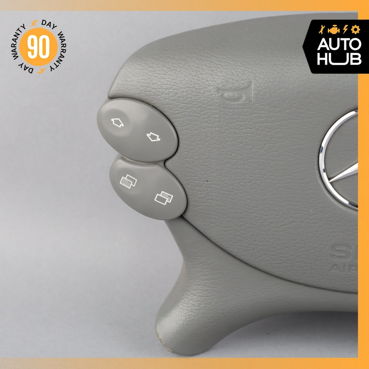 Mercedes R230 SL500 SL55 AMG CLK500 E350 Steering Wheel Airbag Air Bag Gray OEM - photo 2