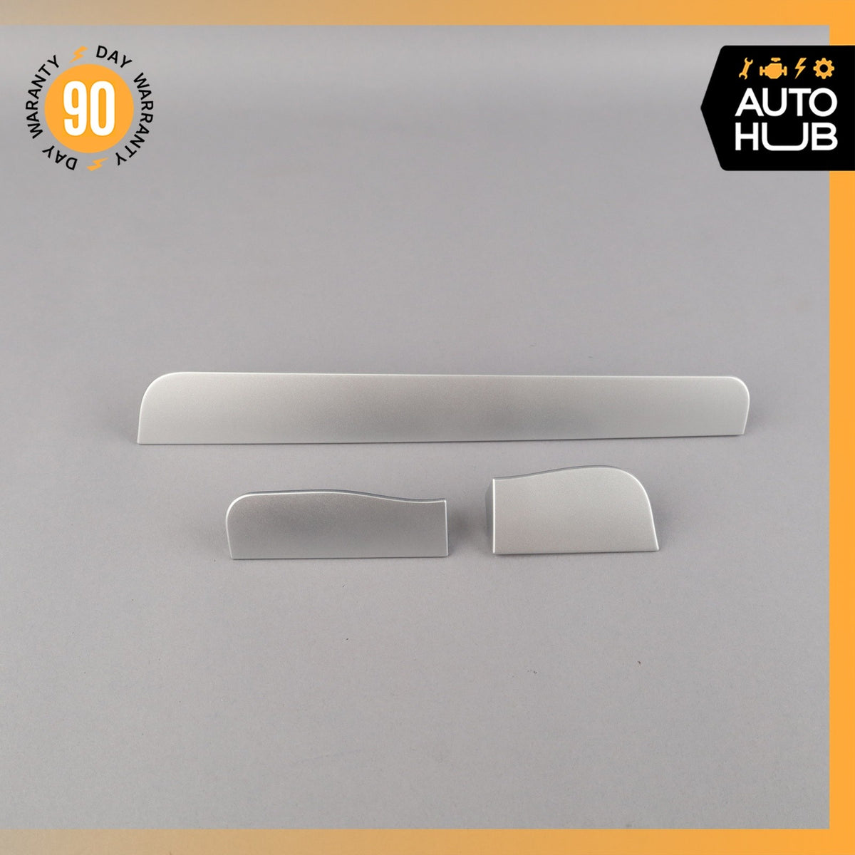 05-11 Mercedes R171 SLK350 SLK55 SLK280 Dashboard Panel Trim Silver Set of 3 OEM - photo 1