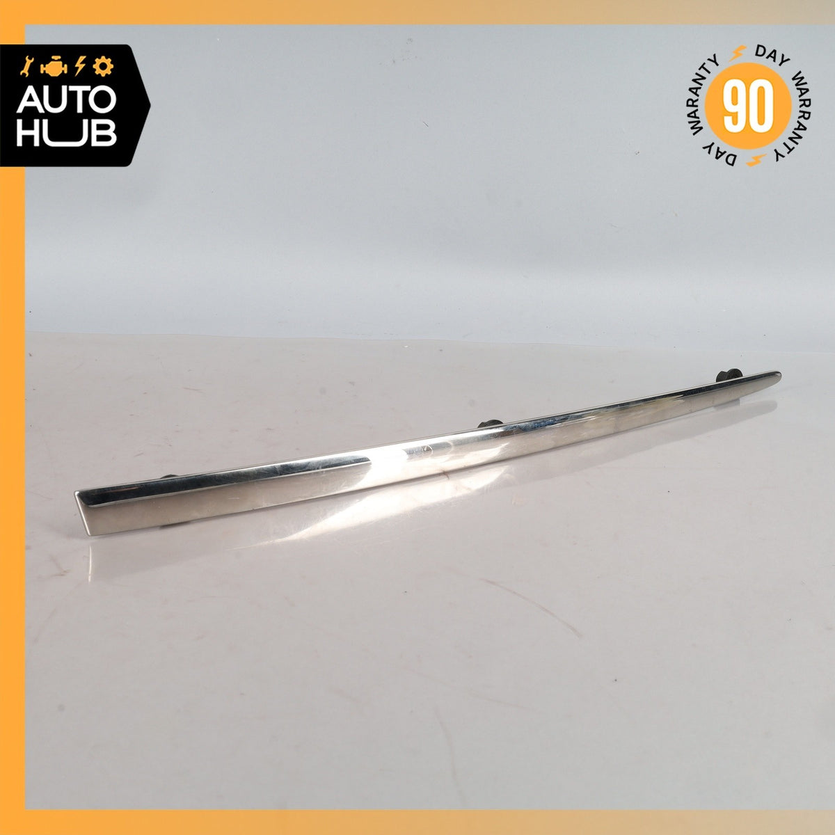 03-10 Bentley Continental GTC GT Rear Left Side Bumper Molding Trim Chrome OEM - photo 2