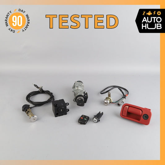 02-05 Ford Thunderbird Steering Ignition Switch Door Lock Key Set OEM - photo 1