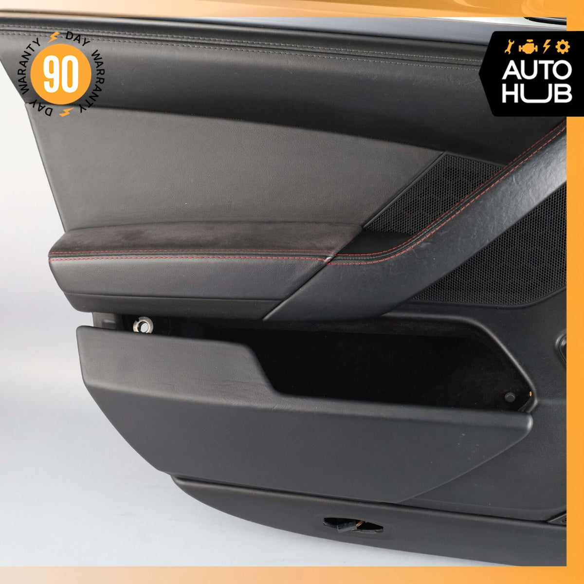 10-16 Porsche Panamera 970 GTS Front Left Interior Door Panel Leather Suede OEM - photo 9