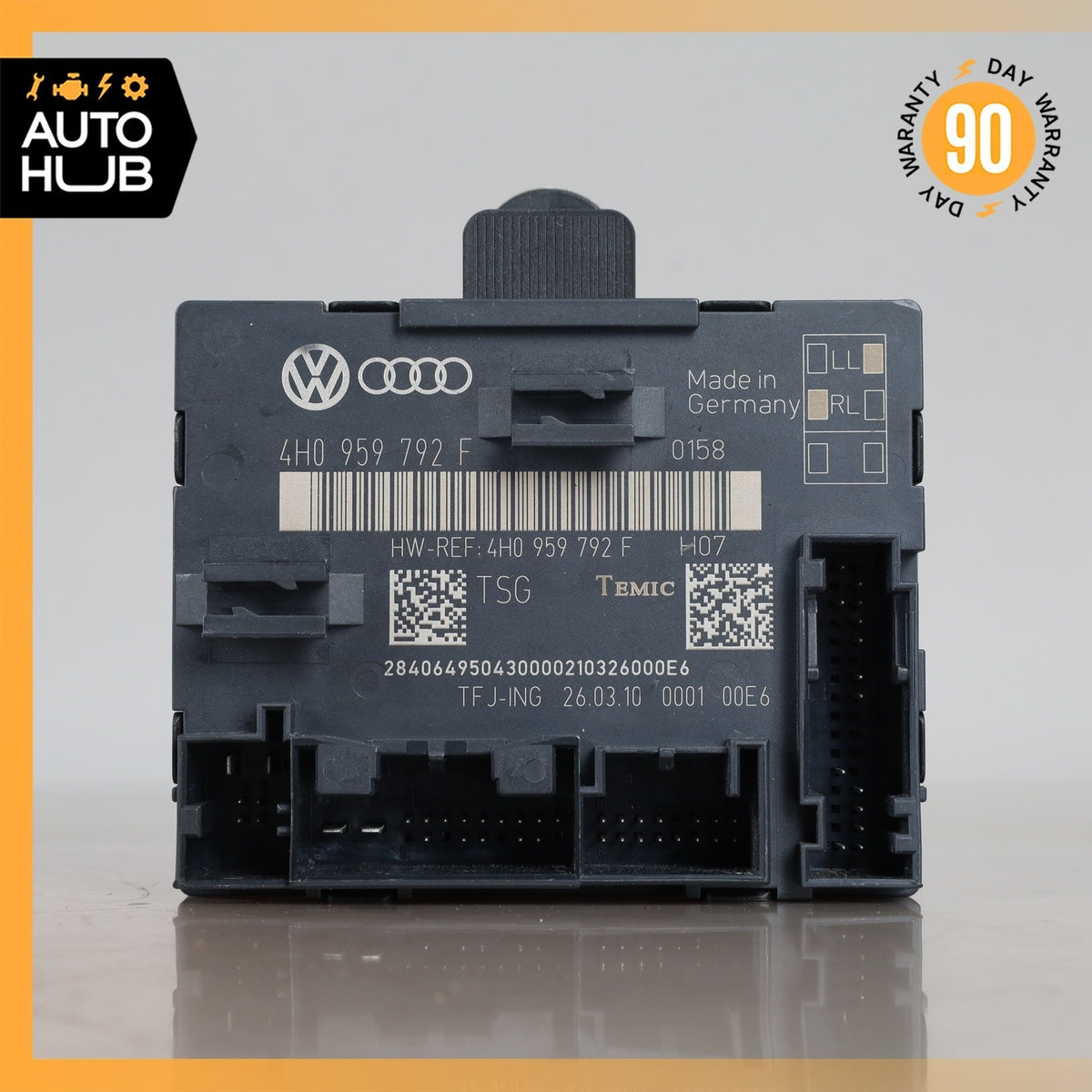 Audi D4 A8 Front Right Passenger Side Door Control Module OEM - photo 2