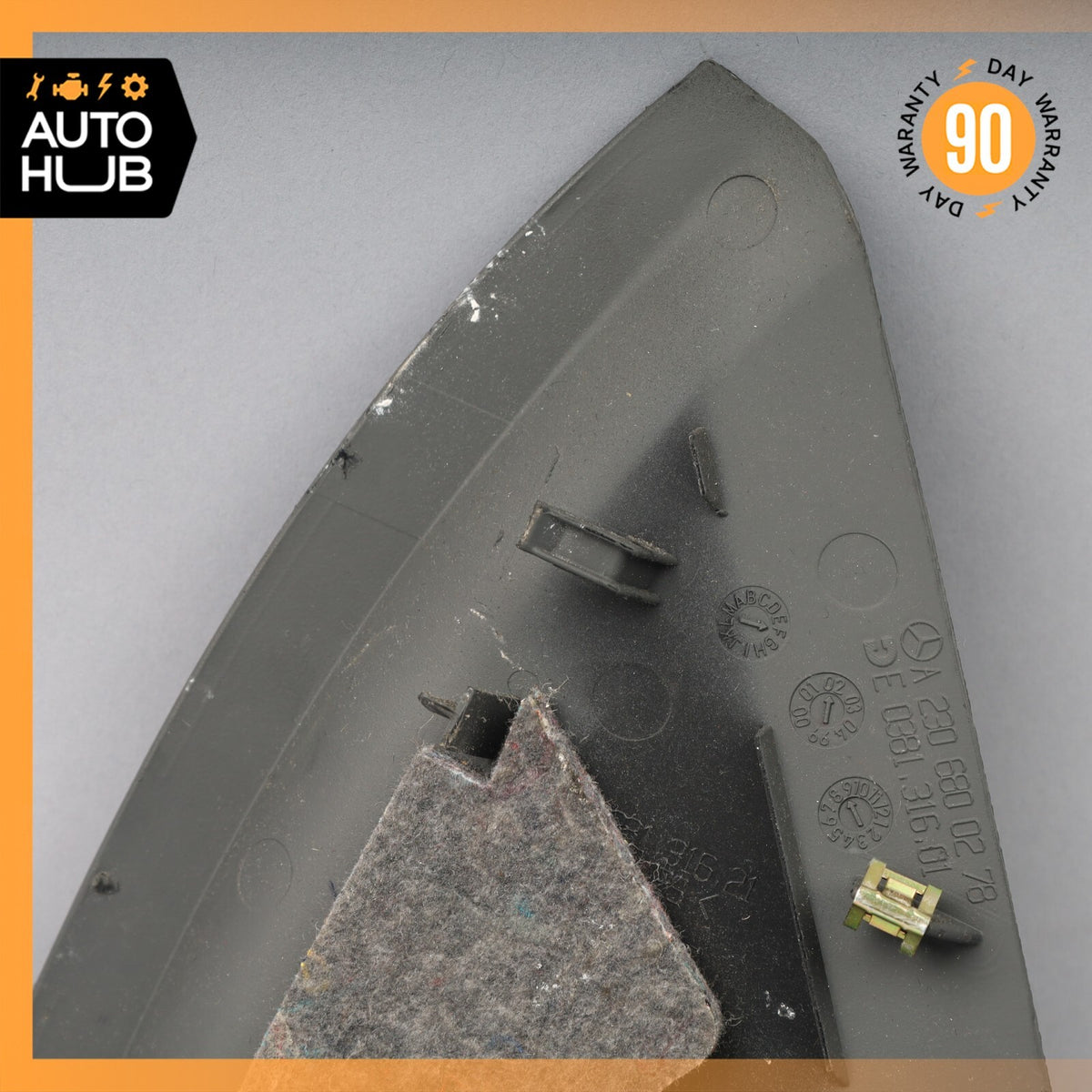 03-06 Mercedes R230 SL500 SL55 Right Side Dashboard Dash Trim Panel Cover OEM - photo 7