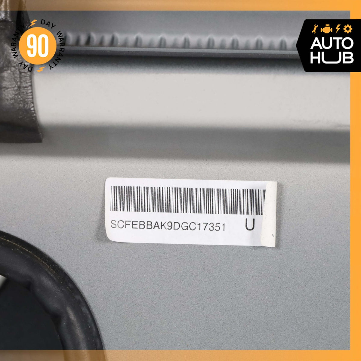 06-17 Aston Martin V8 V12 Vantage Left Door Shell Frame Panel Silver OEM 26k - photo 18