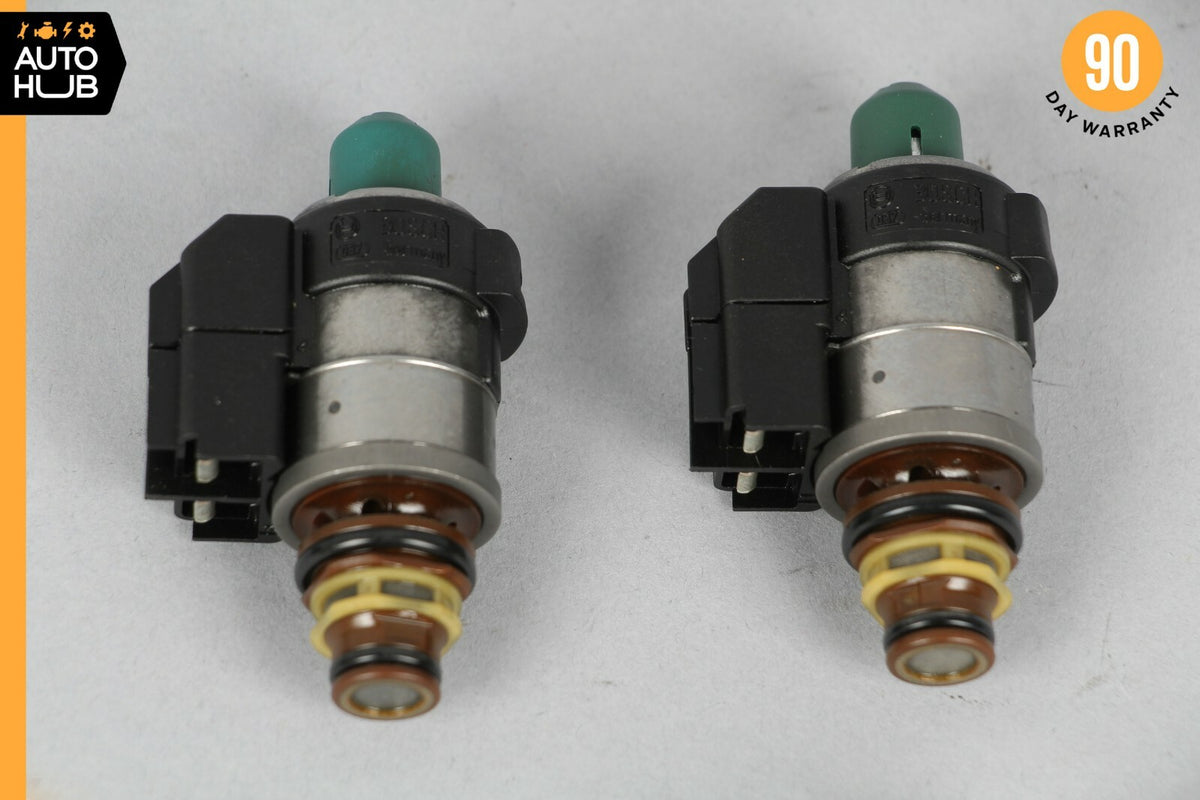 Mercedes R350 CL550 722.9 Transmission Solenoid Valve Blue & Black Caps Set of 8 - photo 9