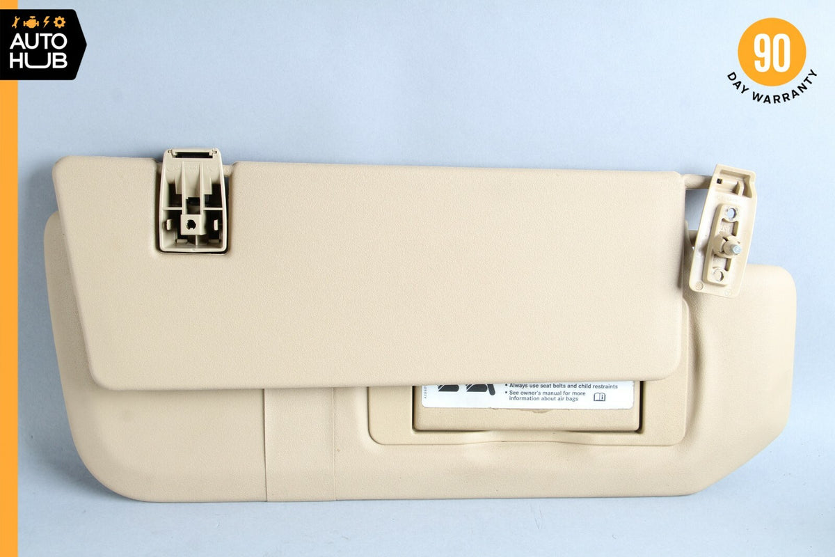 06-08 Mercedes W251 R350 R500 Right Passenger Side Sun Visor Sun Shade Beige OEM - photo 1