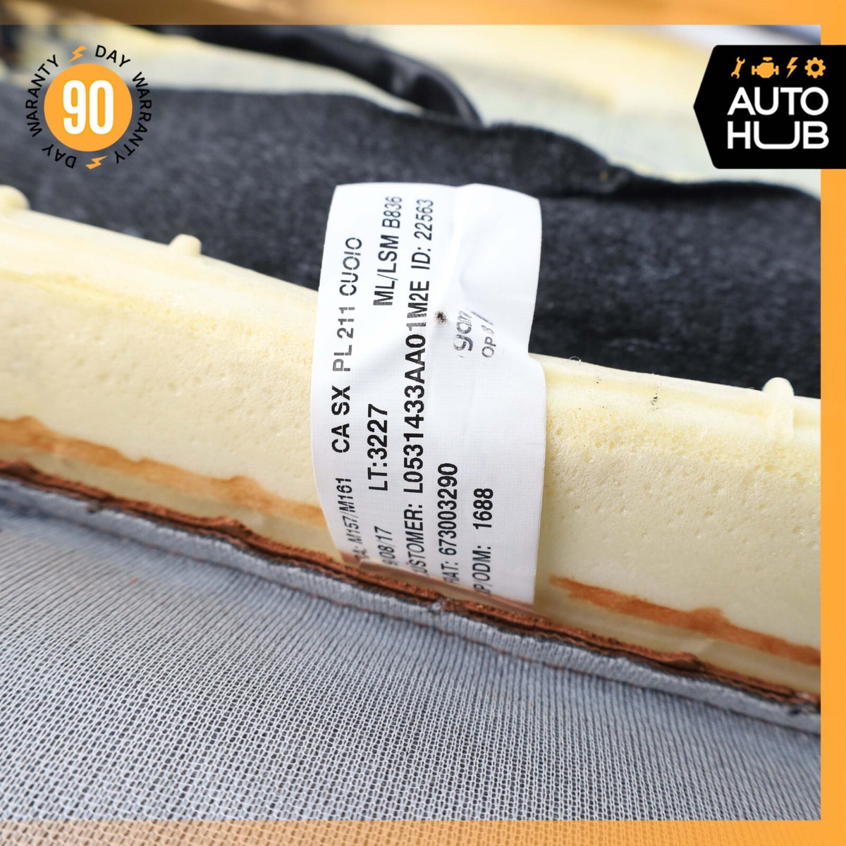 17-20 Maserati Levante M161 Front Left Lower Bottom Seat Cushion OEM 73k - photo 20