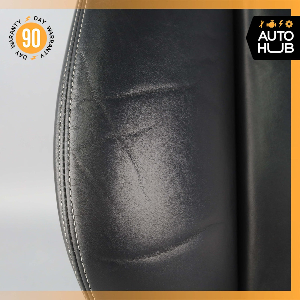 13-17 Audi S5 Convertible Front Left Top Upper Seat Cushion Nappa Black OEM - photo 7