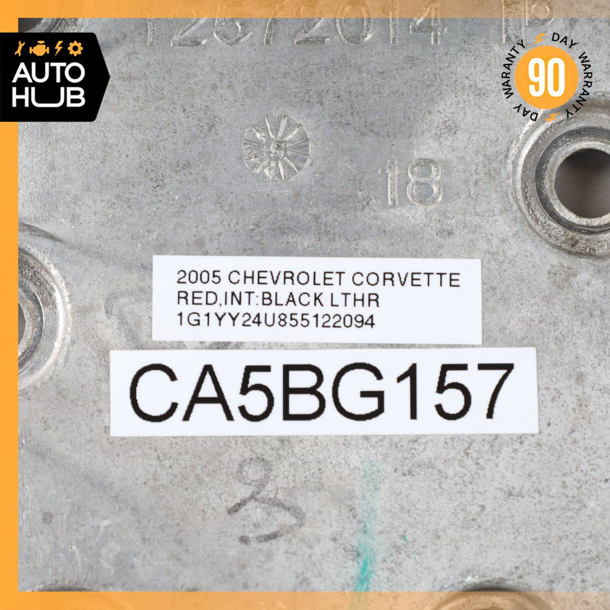 Chevrolet Corvette C6 Engine Rear Crankshaft Retainer Seal Plate 12572014 OEM - photo 21