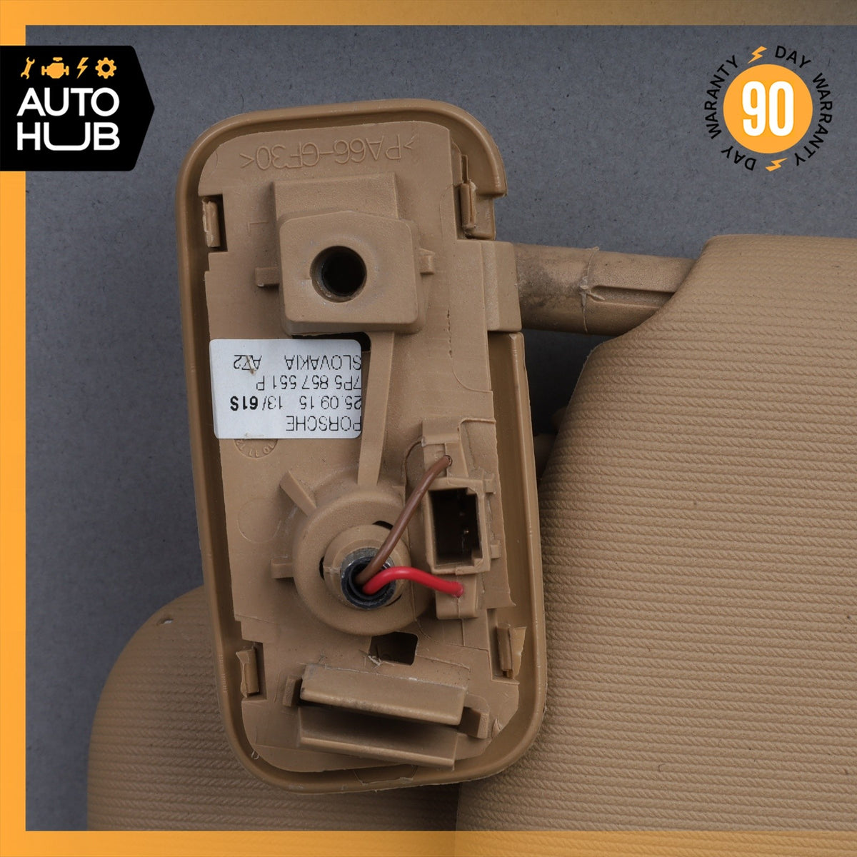 15-18 Porsche Cayenne 958 Sun Visor Sunvisor Front Left Luxor Beige OEM - photo 15