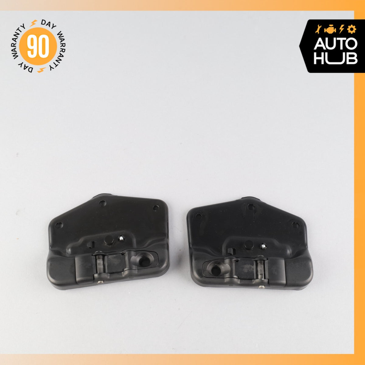 11-17 Mercedes W207 E550 E350 E400 Front Top Roof Lock Latch Cover Set of 2 OEM - photo 1