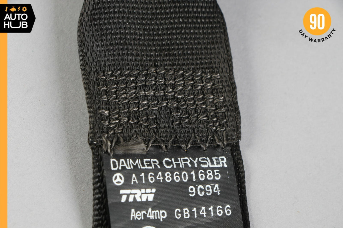 07-12 Mercedes X164 GL450 Rear Right Side Seat Belt Seatbelt Black OEM - photo 9
