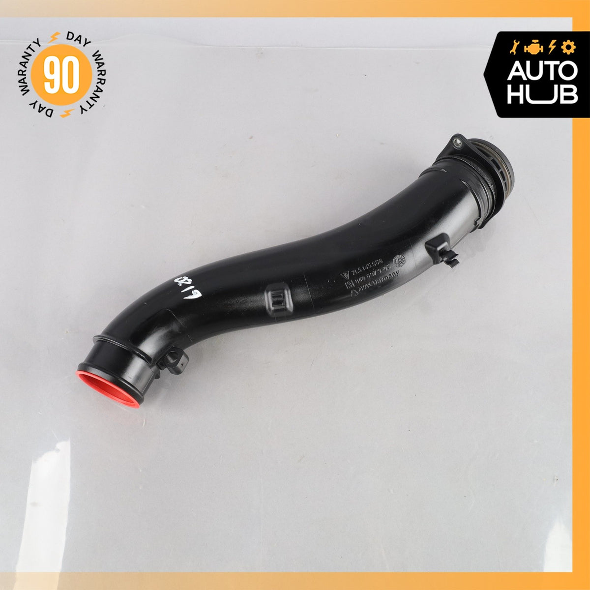 03-06 Porsche Cayenne 955 Turbo Right Passenger Side Intercooler Hose Pipe OEM - photo 2