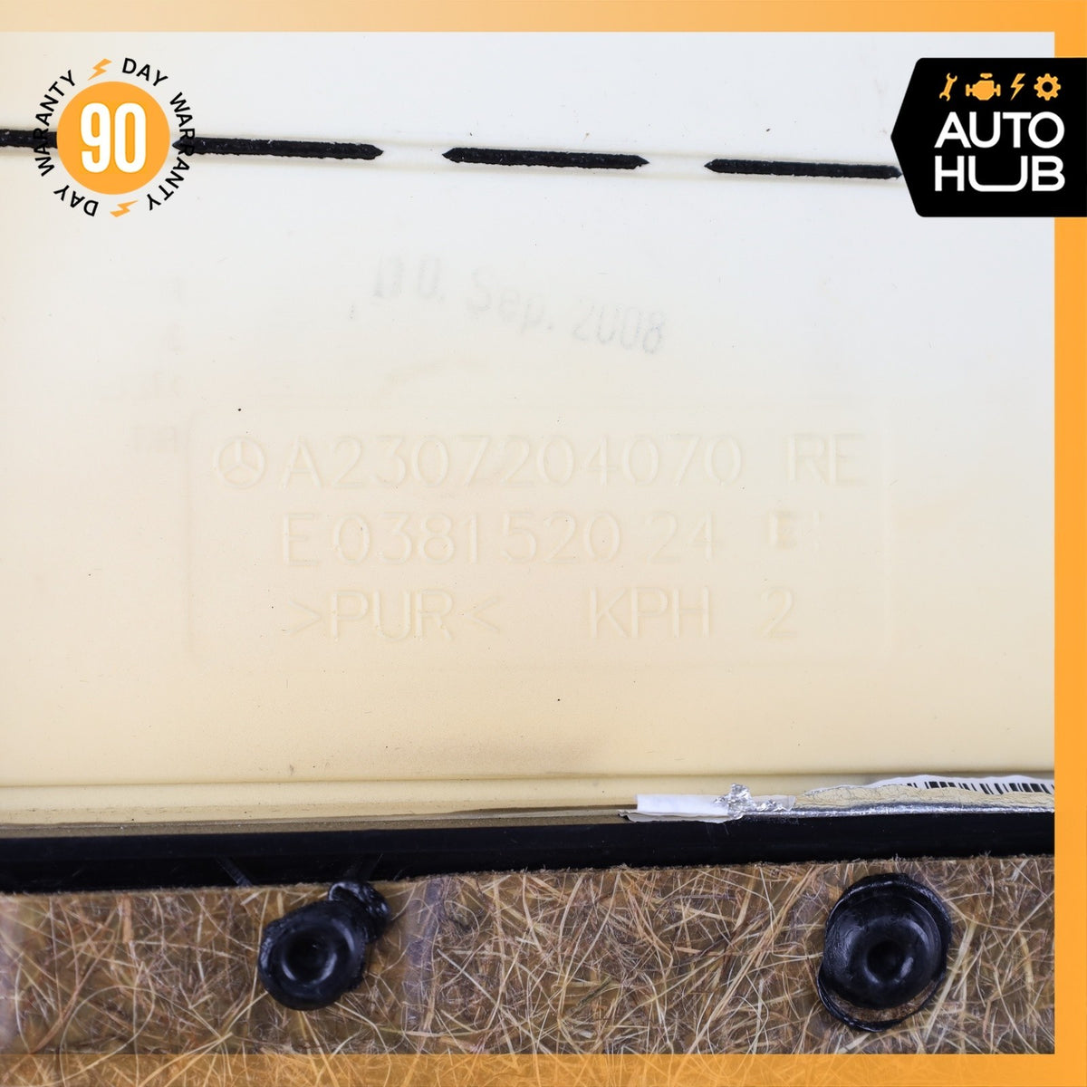 09-12 Mercedes R230 SL550 Interior Door Panel Right Passenger Side Black OEM - photo 23