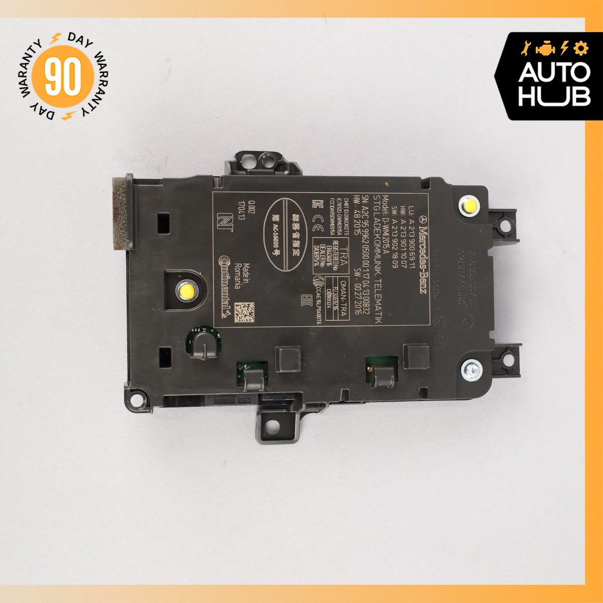 18-23 Mercedes W213 E300 E450 Center Console Communication Control Module OEM - photo 9