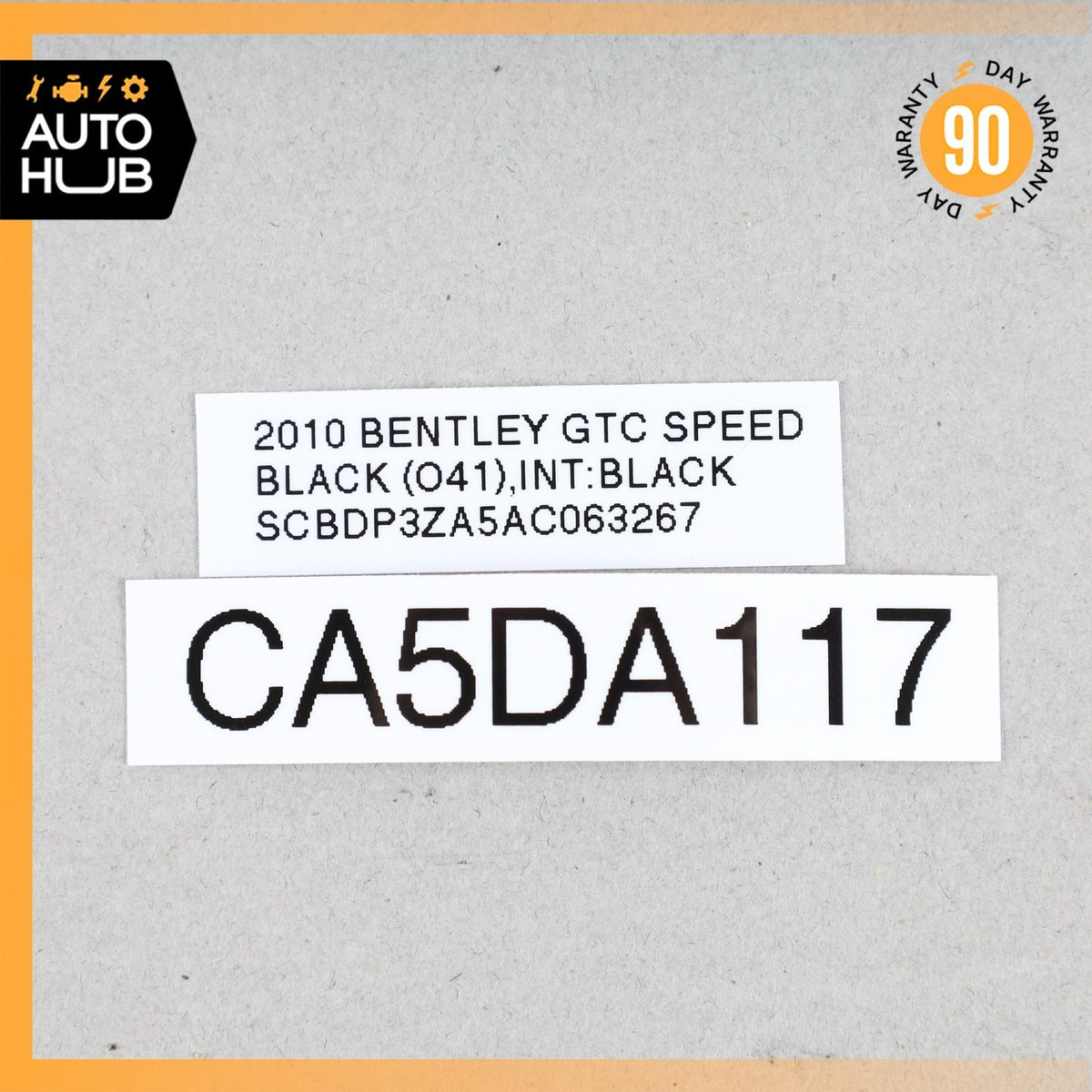 07-10 Bentley Continental GTC Speed Left Side Door Seal w/ Seat Belt Guide OEM - photo 12