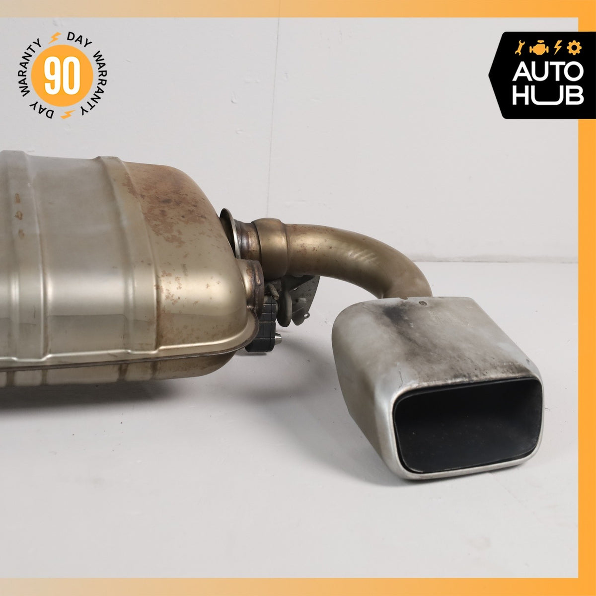 11-14 Porsche Cayenne 958 Hybrid S Dual Exhaust Mufflers Tips Assembly OEM - photo 5