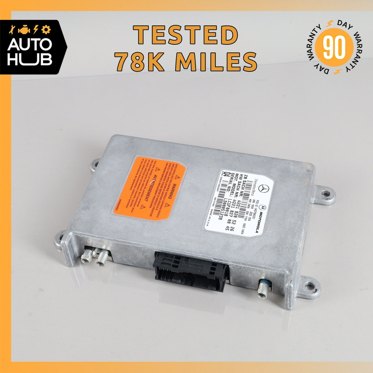 Mercedes W209 CLK500 CLS500 S550 GL450 Voice Communication Control Module OEM - photo 1