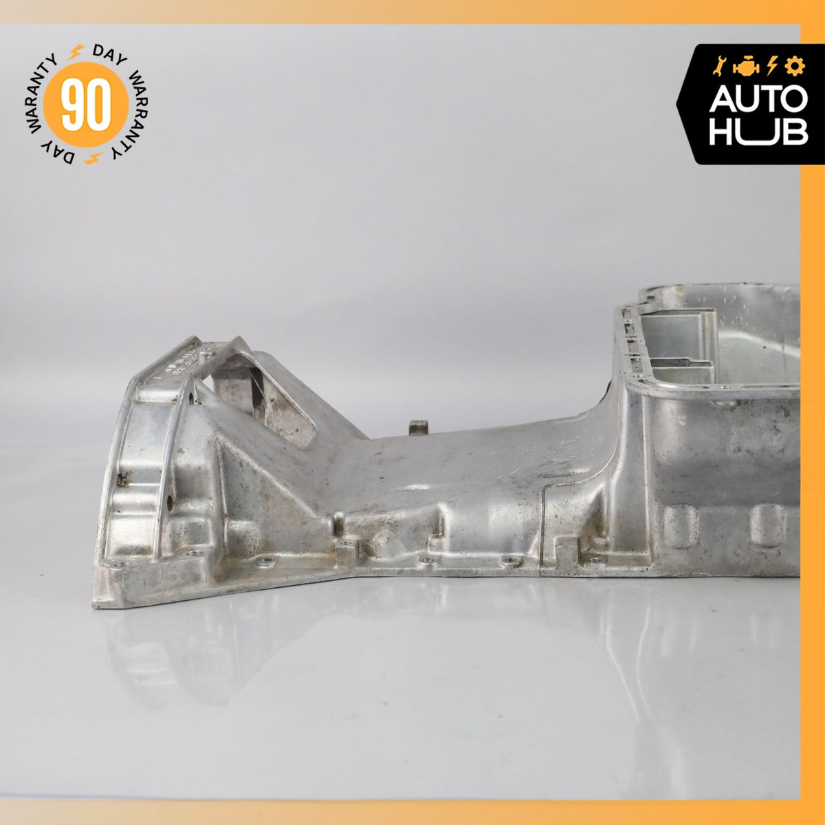92-99 Mercedes W140 CL600 S600 Oil Pan Upper Part 1200103213 OEM - photo 9