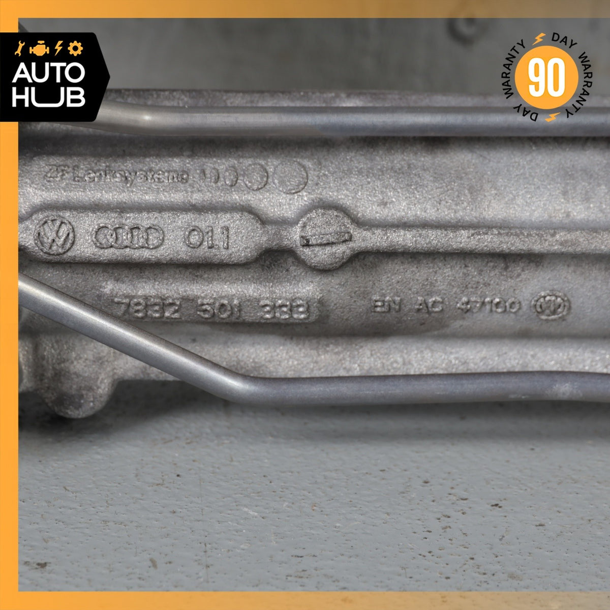 11-14 Audi D4 A8 Power Steering Rack & Pinion 4H1422065F OEM - photo 12