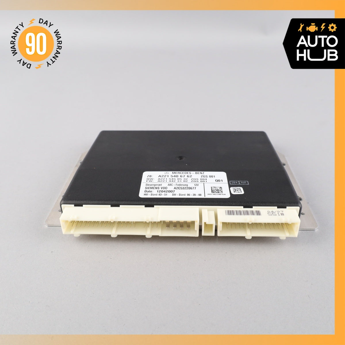 Mercedes W221 S63 S600 Active Body Control ABC Suspension Module Control OEM - photo 6