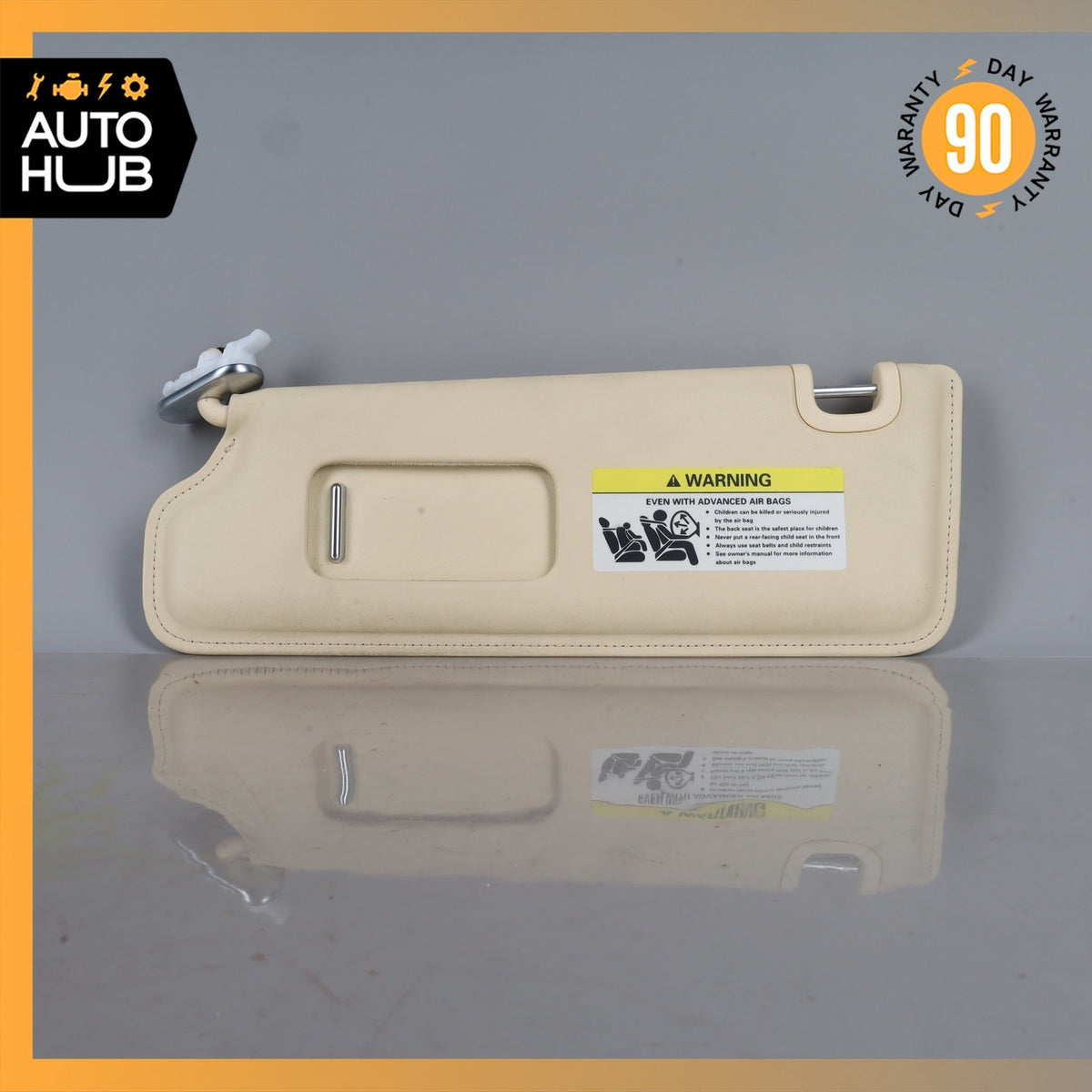 03-18 Bentley Continental GTC GT Left Side Sun Visor Shade Sunvisor OEM 40k - photo 2