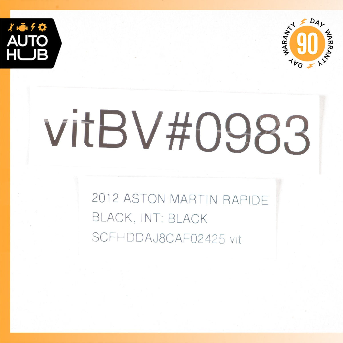 2012 Aston Martin Rapide Rear Left or Right Side Door Lower Seal Rubber OEM 11k - photo 24