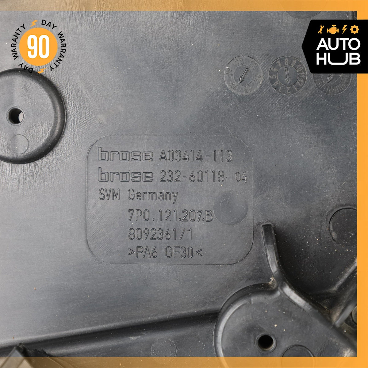 11-18 Porsche Cayenne 958 Turbo Engine Cooling Fan Assembly 95810606120 OEM 92k - photo 4