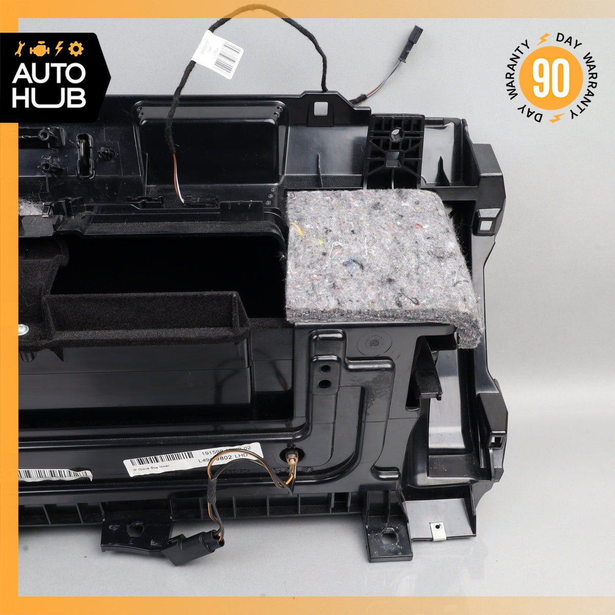 16-22 Range Rover Sport L494 L405 Lower Dashboard Glovebox Compartment Black OEM - photo 6
