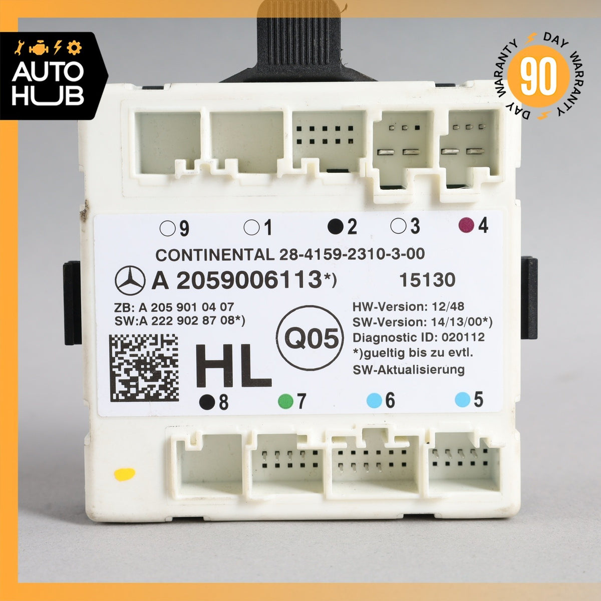 Mercedes W205 C300 C350e Rear Left Driver Side Door Control Module OEM - photo 7
