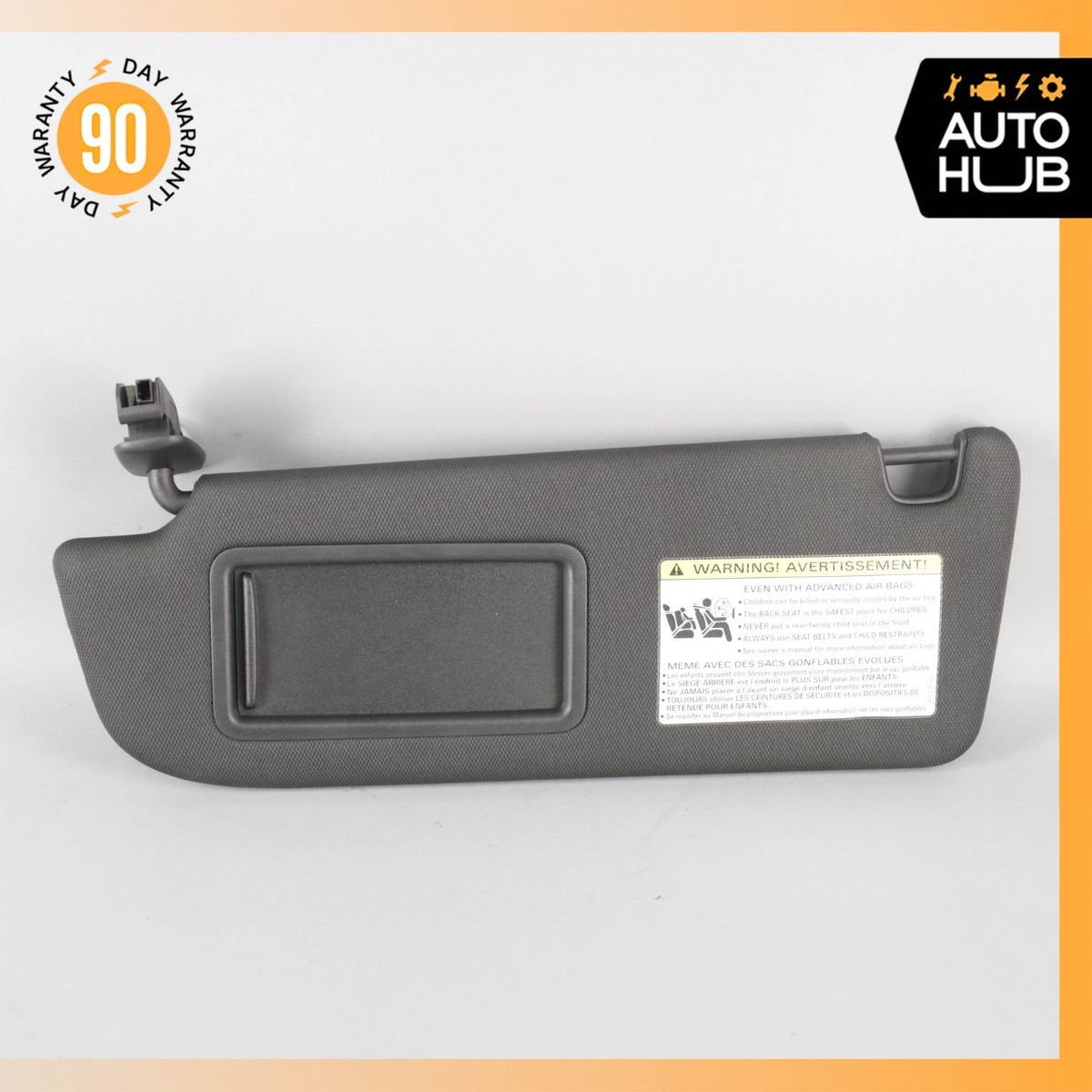 Audi C7 S6 Front Left Driver Side Sunvisor Sun Visor Black 4G0857551A OEM - photo 1