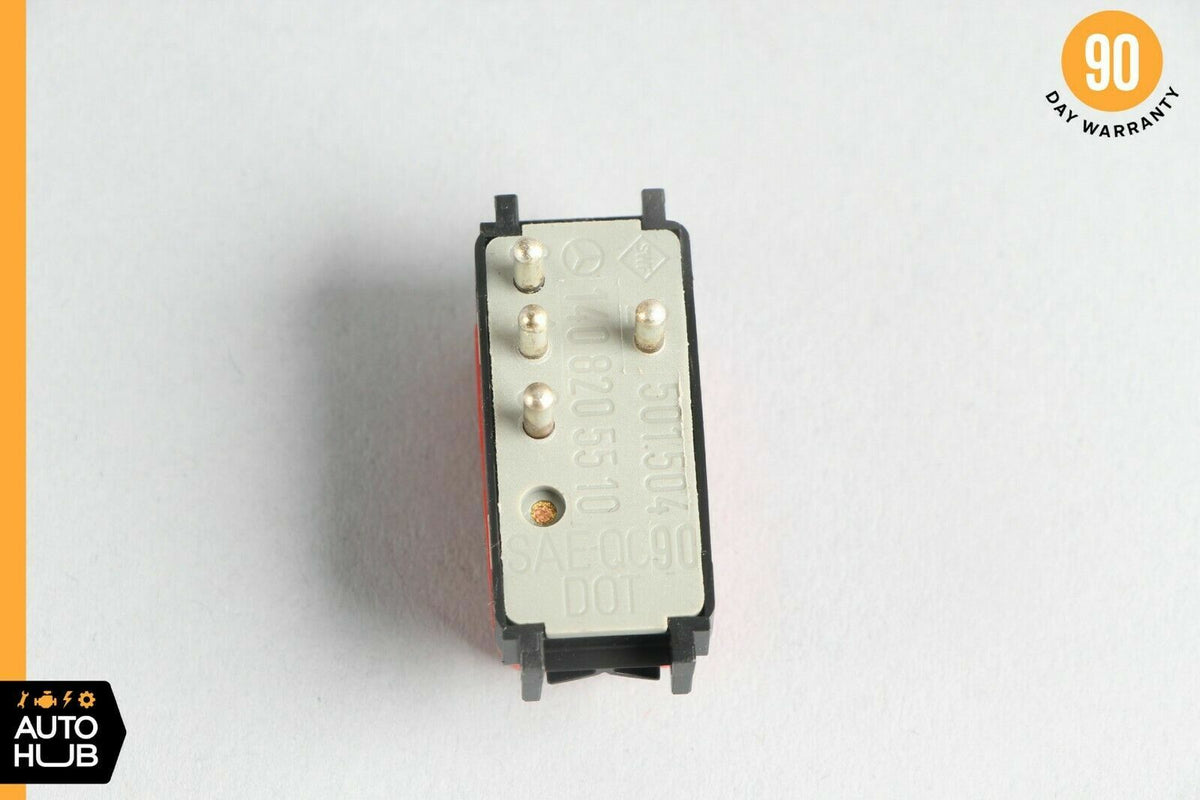 90-95 Mercedes R129 SL600 Hazard Warning Light Switch Button 1408205510 OEM - photo 3