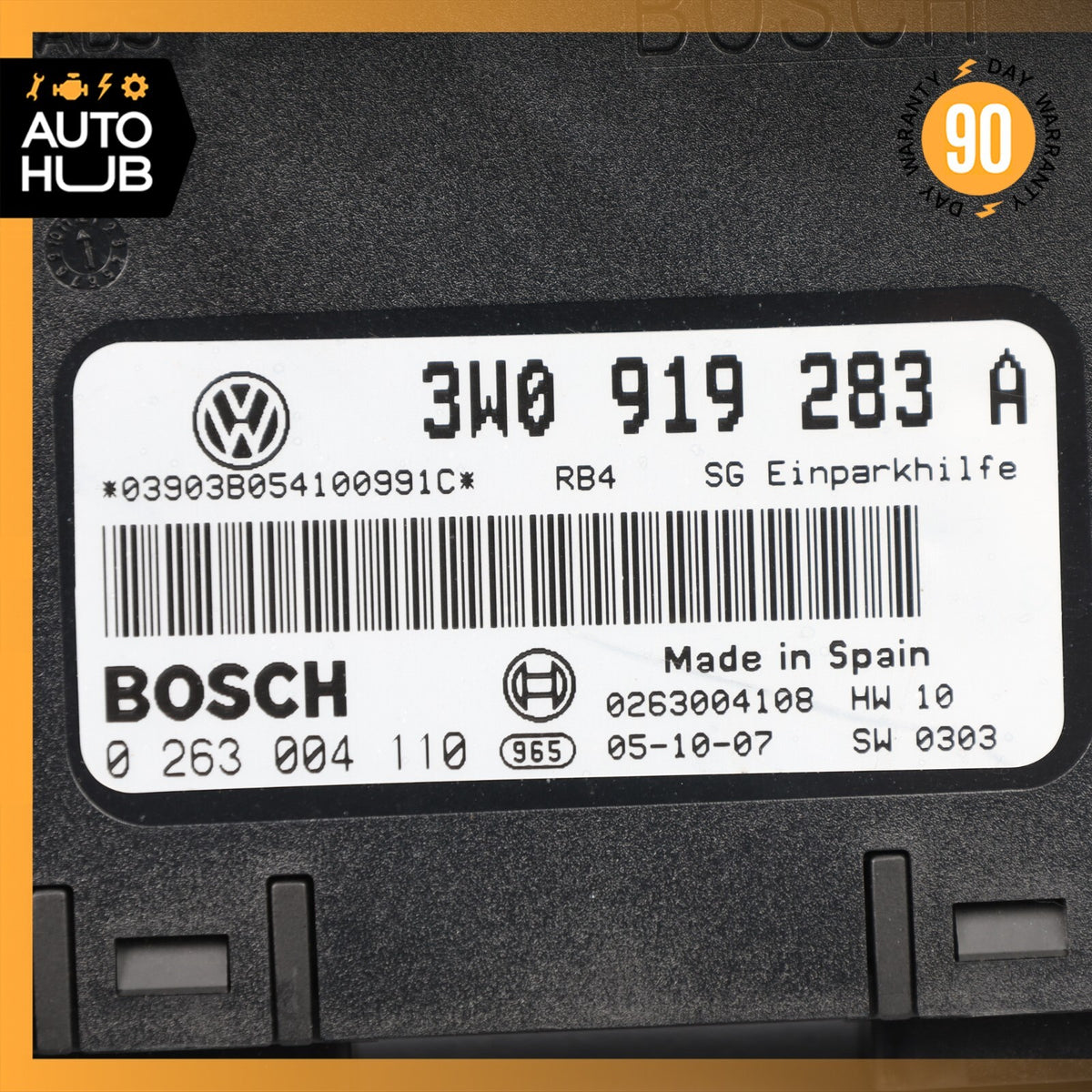 03-07 Bentley Continental Flying Spur Park Parking Assist Control Module OEM 80k - photo 8
