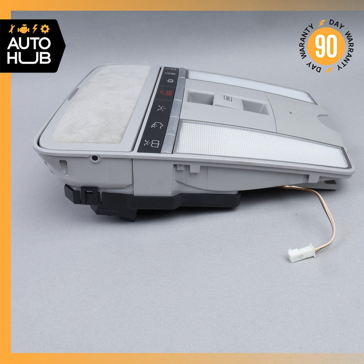 07-09 Mercedes W221 S600 S550 Overhead Dome Light Sunroof Control Suede Gray OEM - photo 11