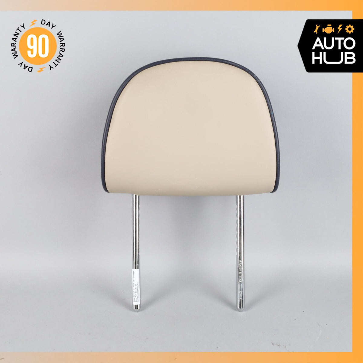 00-04 Aston Martin DB7 Front Left or Right Seat Headrest Beige / Blue OEM 23k - photo 2