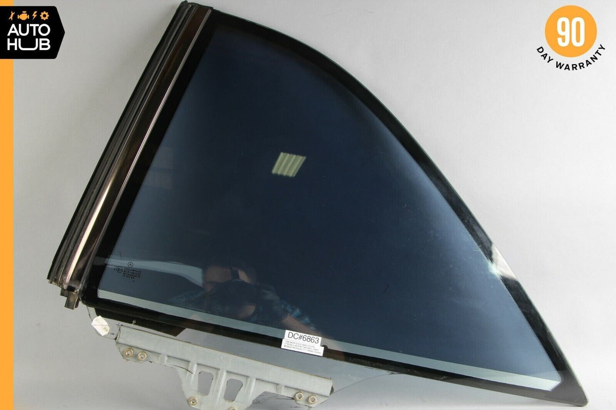 93-99 Mercedes W140 S600 Coupe CL500 Rear Left Side Quarter Window Glass OEM - photo 1