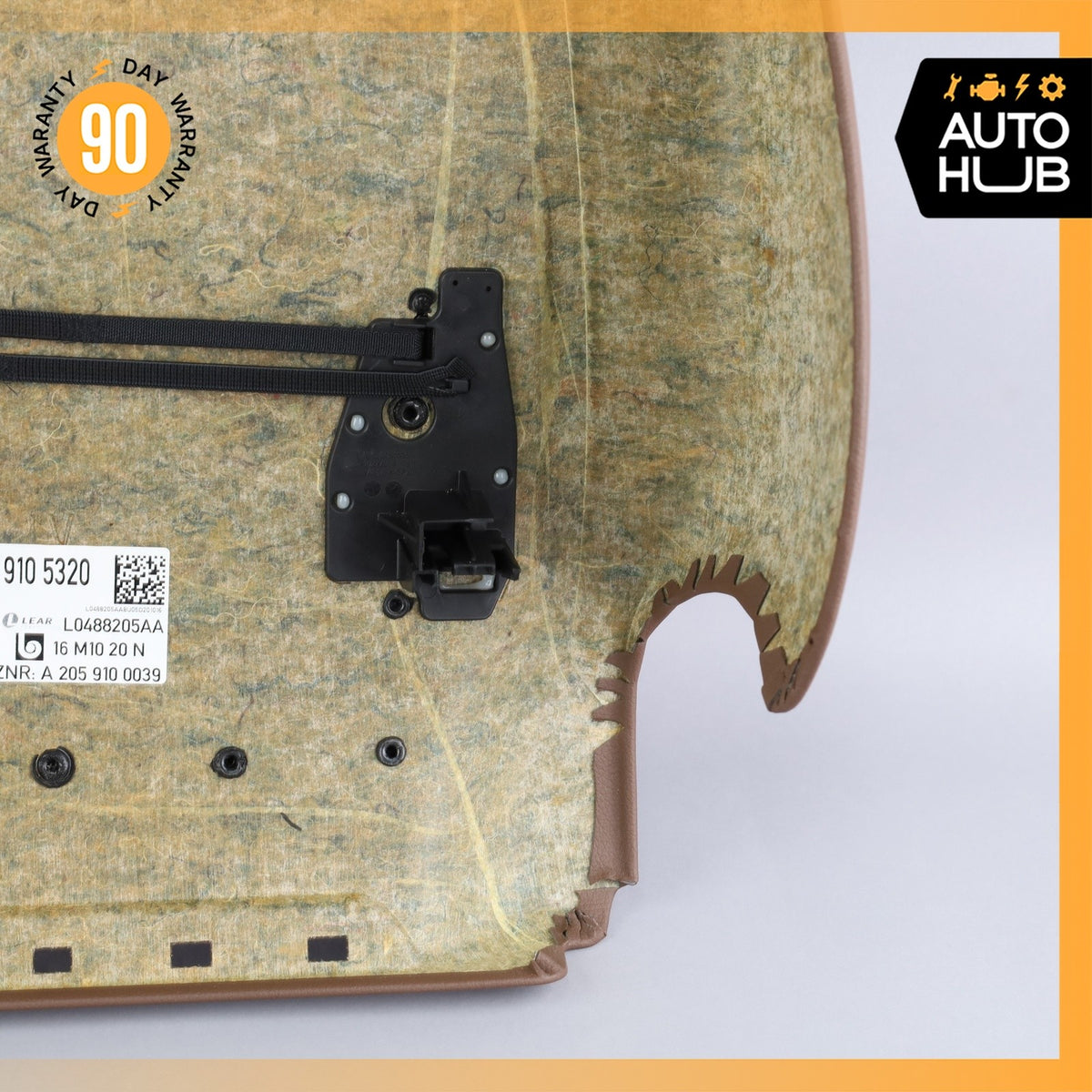 15-20 Mercedes W213 E300 C350 Seat Brown Cover Panel Front Right or Left OEM - photo 10
