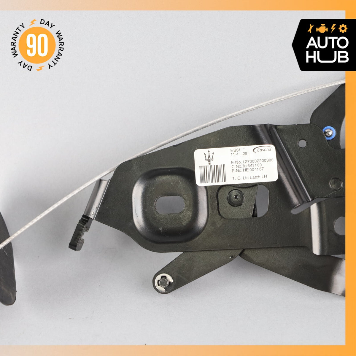 10-19 Maserati GranTurismo M145 Convertible Left Tonneau Cover Lock Latch OEM - photo 3