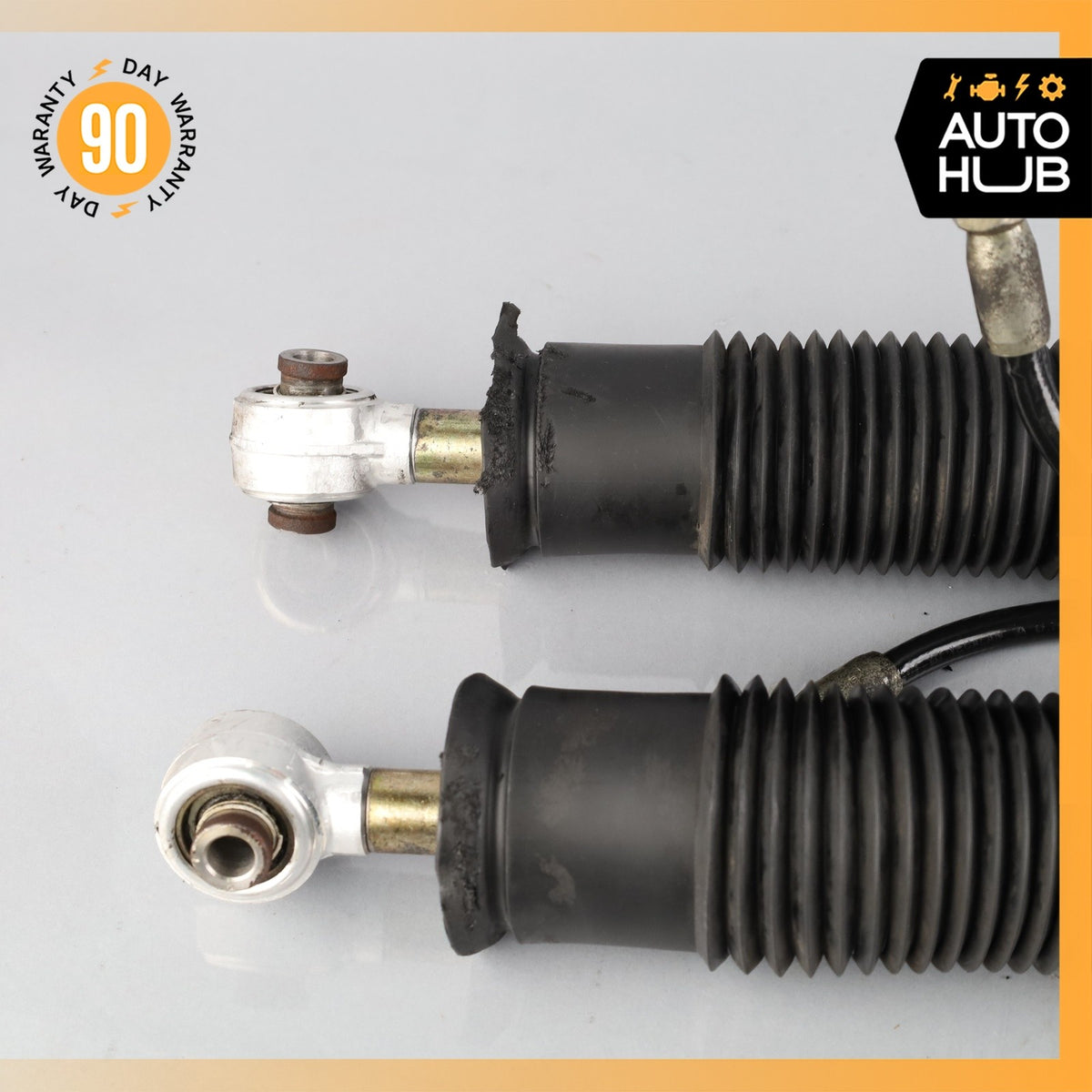 92-99 Mercedes W140 CL600 S500 Rear Left & Right Hydraulic Shock Strut Set OEM - photo 4