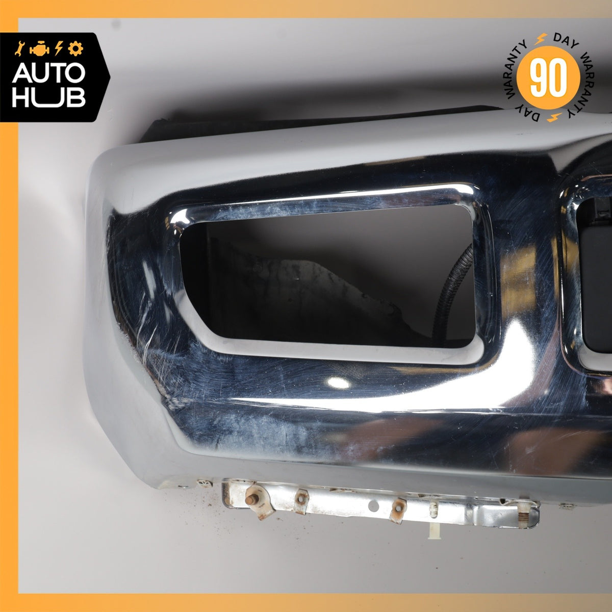 17-19 Ford F250 F350 F550 Front Bumper Cover Assembly Chrome OEM - photo 8