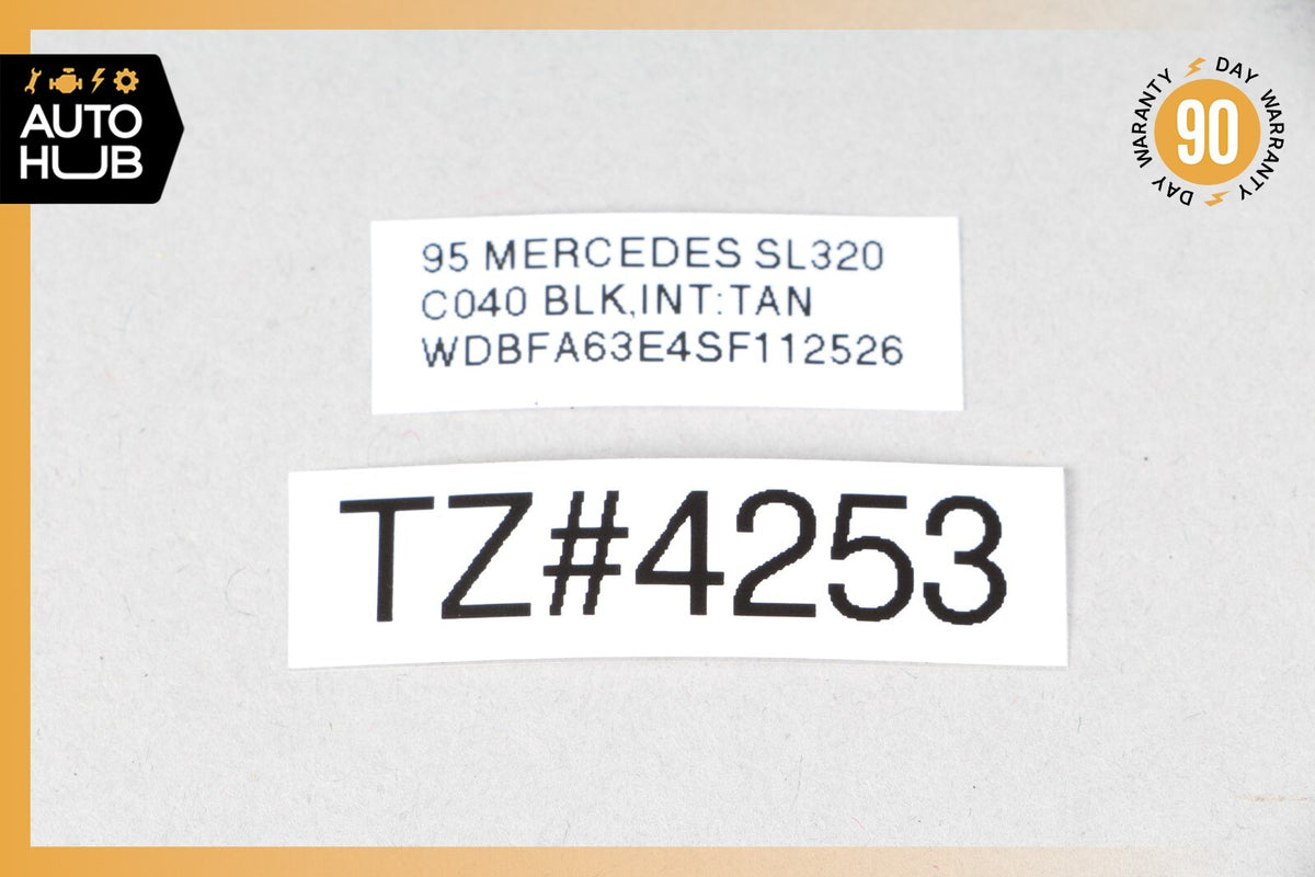 90-95 Mercedes R129 SL320 Rocker Panel Side Skirt Front & Rear Left Jack Cover - photo 11