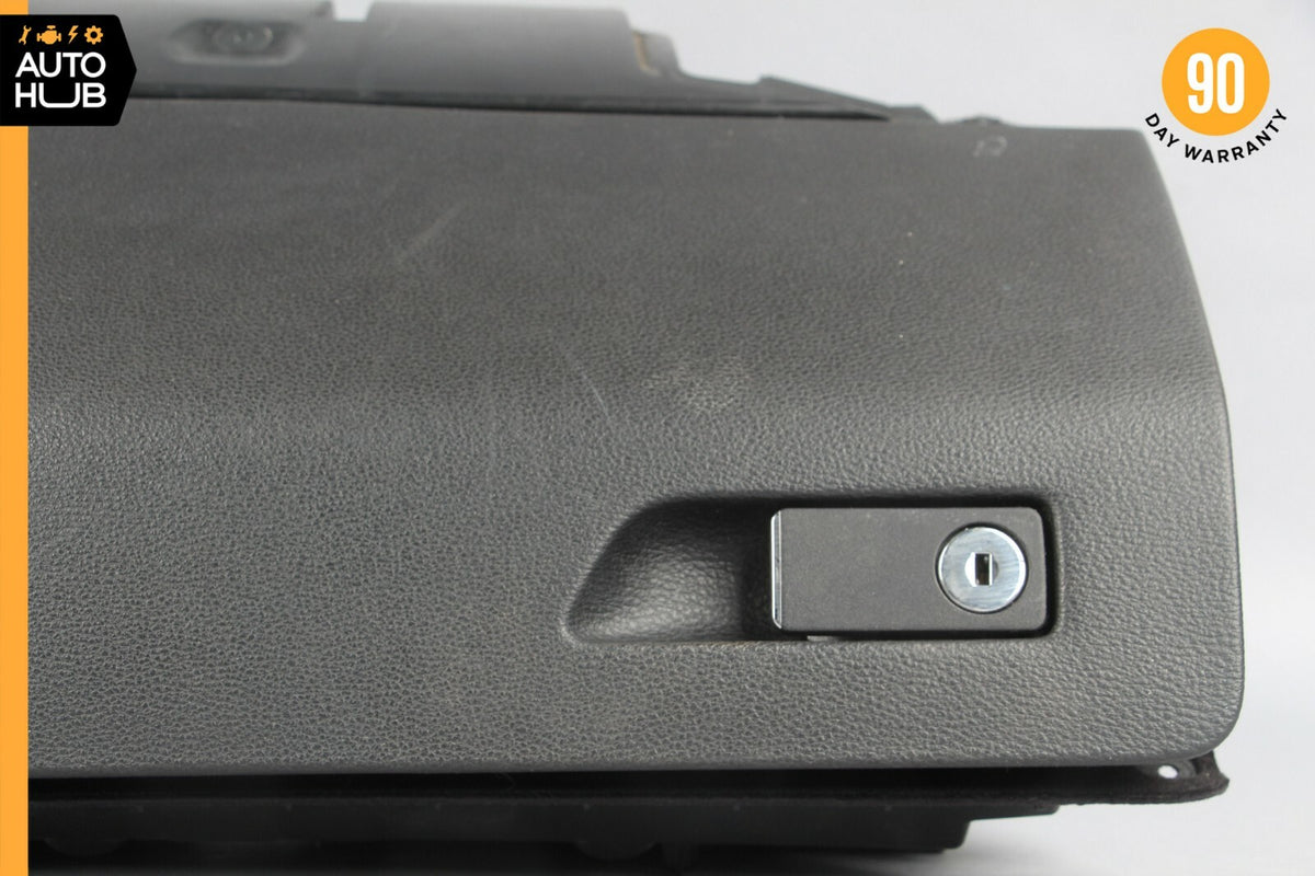 10-13 Mercedes W207 E350 E550 Coupe Dashboard Glove Box Compartment Black OEM - photo 4