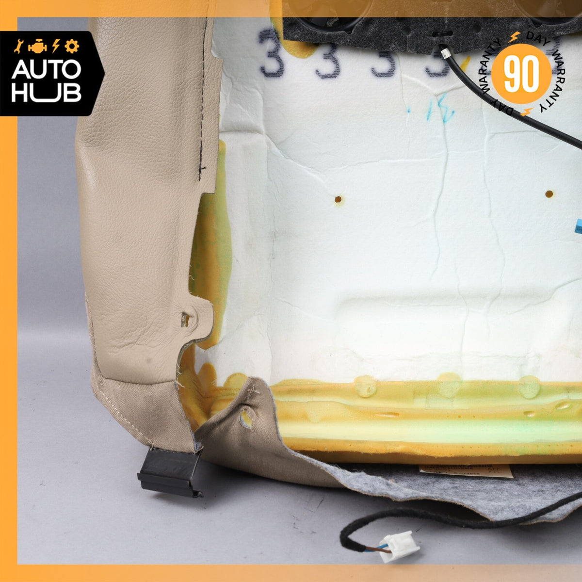 12-14 Mercedes W218 CLS550 Top Upper Seat Cushion Front Right Side Beige OEM - photo 12