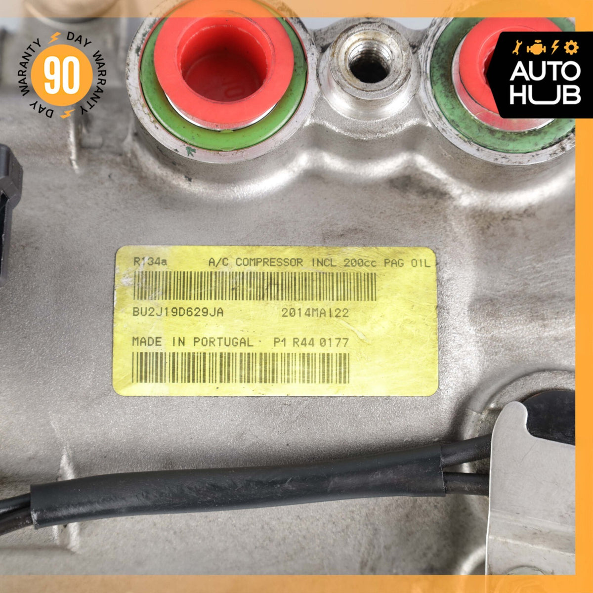 00-02 Ford Thunderbird / Lincoln LS A/C AC Air Conditioner Compressor OEM - photo 9