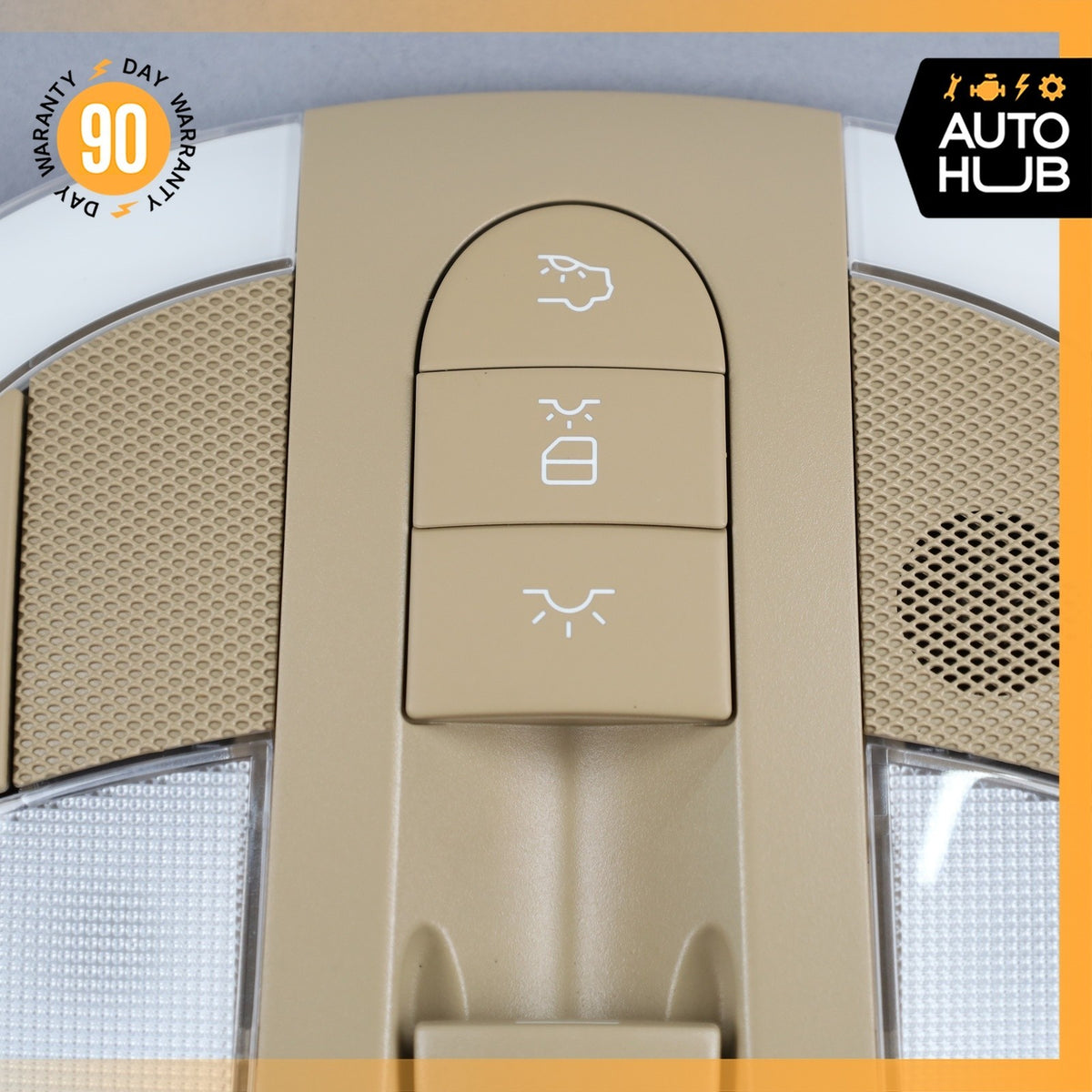 07-09 Mercedes W211 E350 E550 E63 Front Overhead Dome Light Beige 2118207201 OEM - photo 5