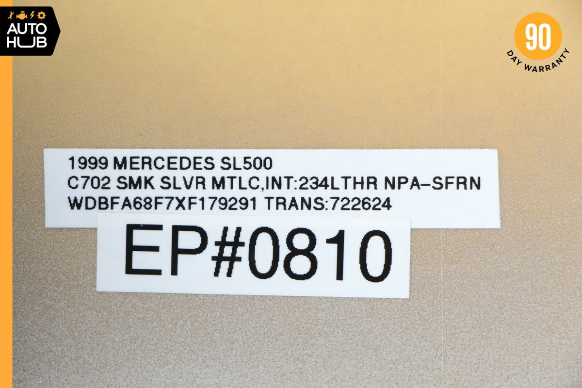 90-02 Mercedes R129 SL500 SL600 Right Passenger Side Door Molding 1296902240 OEM - photo 12